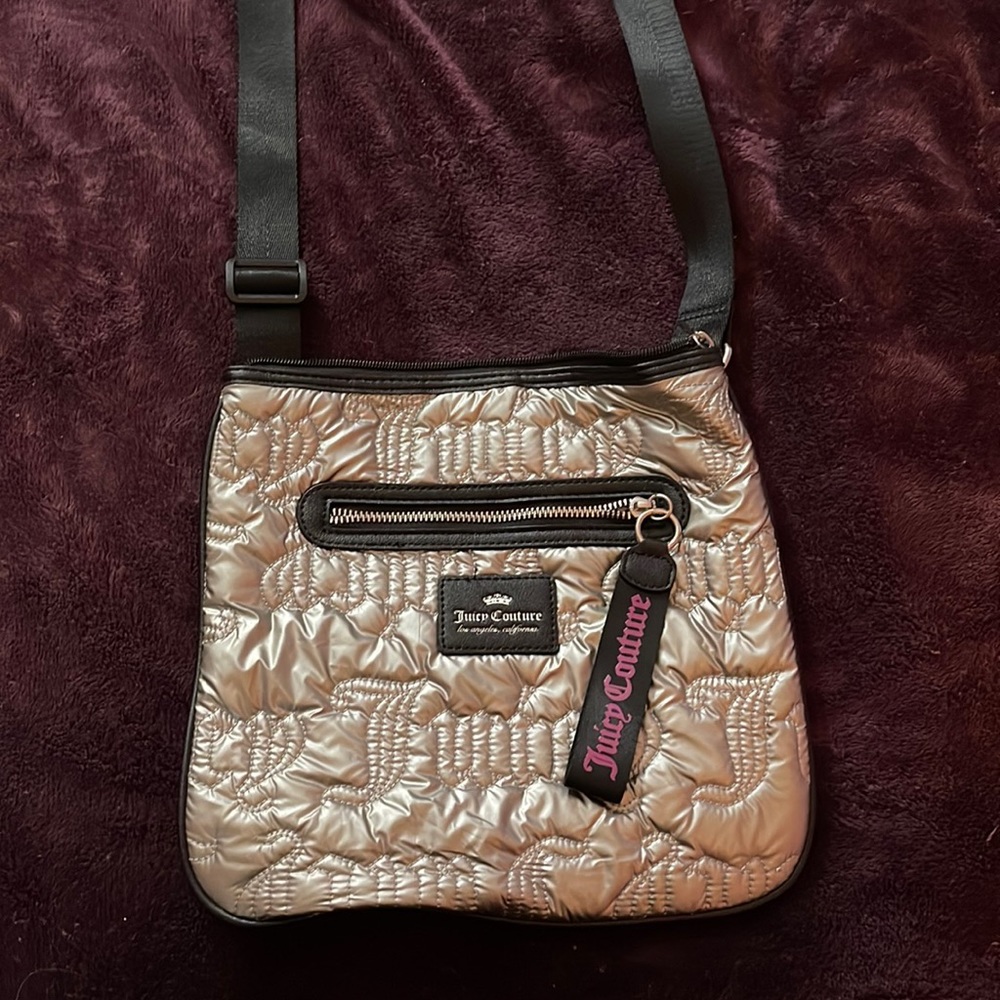JUICY COUTURE silver crossbody